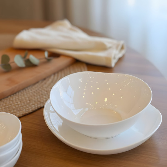 Opal Plate Set - 28 Pcs